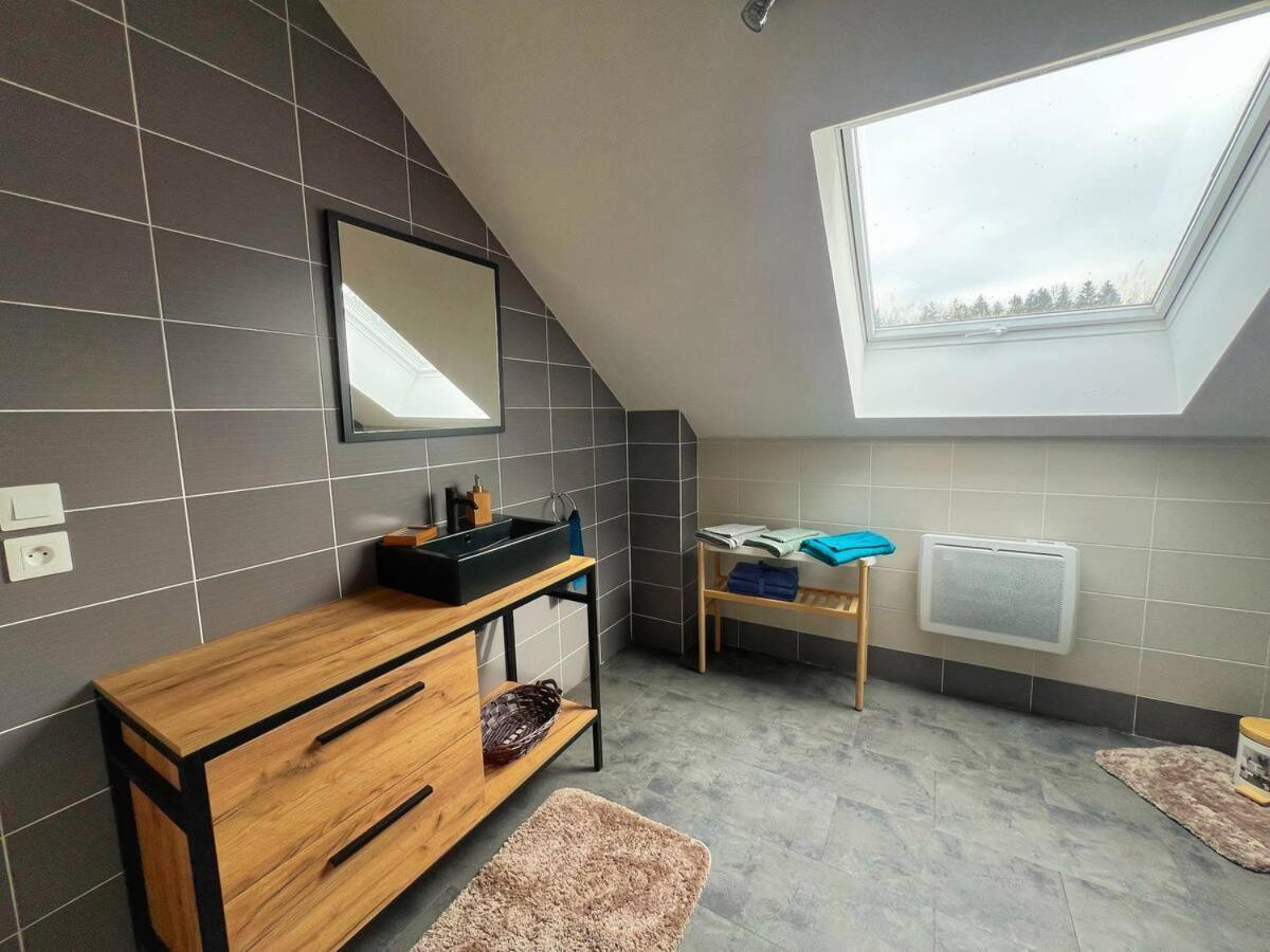 Loft Spacieux En Pleine Foret Bining Exteriör bild
